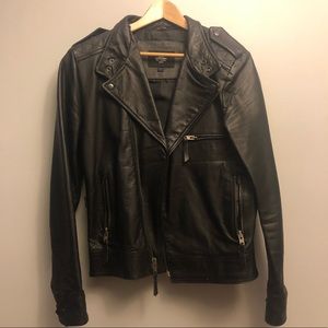 GAP Men’s Leather Liker Jacket
